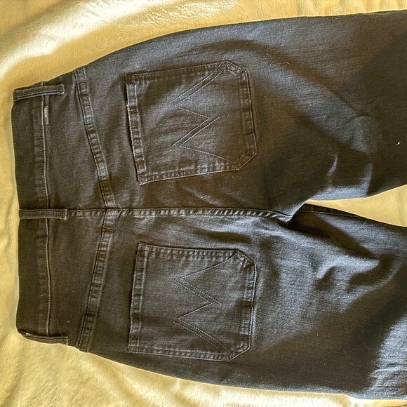 MOTHER The‎ Wrapper Patch Springy Ankle jeans 26 charcoal - Picture 1 of 5
